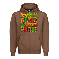 Chestnut proud black educated nurse Zipper Hoodie - Zillion Design Studio