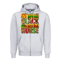 Heather Grey proud black educated nurse Zipper Hoodie - Zillion Design Studio