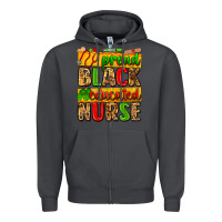 Smoke proud black educated nurse Zipper Hoodie - Zillion Design Studio