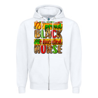 White proud black educated nurse Zipper Hoodie - Zillion Design Studio