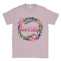 Lilac mother with floral wreath Classic Tee - RanaPortraitStore
