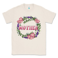 Natural mother with floral wreath Classic Tee - RanaPortraitStore