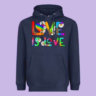 Love Is Love Heavyweight Hoodie Designed By Hra Design Shop