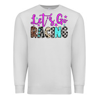 Dove Grey let's go racing Premium Sweatshirt - JahusDesignShop