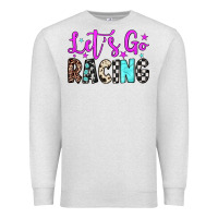 Oatmeal Heather let's go racing Premium Sweatshirt - JahusDesignShop