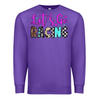 Purple let's go racing Premium Sweatshirt - JahusDesignShop