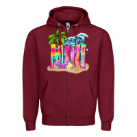 Burgundy summer mini Zipper Hoodie - texasbilliewilder