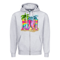 Heather Grey summer mini Zipper Hoodie - texasbilliewilder