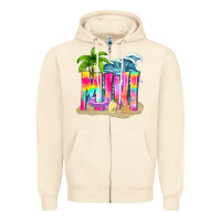 Sandshell summer mini Zipper Hoodie - texasbilliewilder