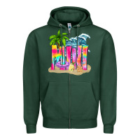 Sports Green summer mini Zipper Hoodie - texasbilliewilder