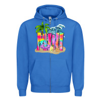 True Royal summer mini Zipper Hoodie - texasbilliewilder