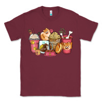 Burgundy pomeranian coffee cups Classic Tee - Zillion Design Studio