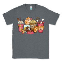 Charcoal Heather pomeranian coffee cups Classic Tee - Zillion Design Studio
