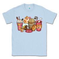 Dusty Blue pomeranian coffee cups Classic Tee - Zillion Design Studio