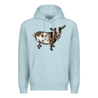 Blue Mist Nigerian Dwarf Goat Premium Hoodie - LillyAllenDesigns