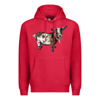 Cardinal Nigerian Dwarf Goat Premium Hoodie - LillyAllenDesigns
