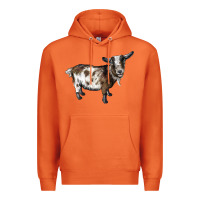 Carrot Nigerian Dwarf Goat Premium Hoodie - LillyAllenDesigns