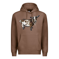 Chestnut Nigerian Dwarf Goat Premium Hoodie - LillyAllenDesigns