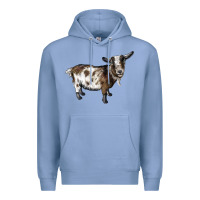 Colony Blue Nigerian Dwarf Goat Premium Hoodie - LillyAllenDesigns
