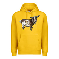 Lemon Nigerian Dwarf Goat Premium Hoodie - LillyAllenDesigns