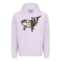 Lilac Nigerian Dwarf Goat Premium Hoodie - LillyAllenDesigns