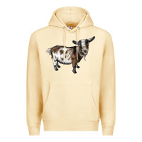 Pina Colada Nigerian Dwarf Goat Premium Hoodie - LillyAllenDesigns