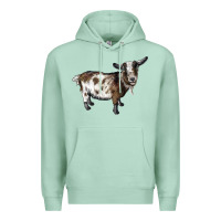 Seafoam Nigerian Dwarf Goat Premium Hoodie - LillyAllenDesigns