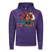 Cloud Purple where is my romeo Vintage Hoodie - AdoDesignShop