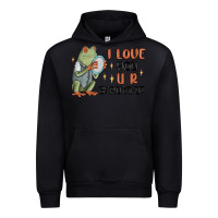 Black i love you u r beautiful frog Urban Hoodie - MaliasSmallBusiness
