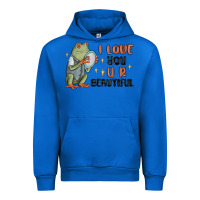 Cobalt i love you u r beautiful frog Urban Hoodie - MaliasSmallBusiness