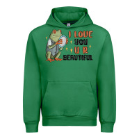 Emerald i love you u r beautiful frog Urban Hoodie - MaliasSmallBusiness