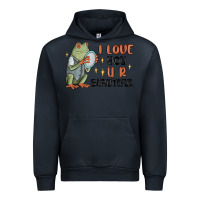 Navy i love you u r beautiful frog Urban Hoodie - MaliasSmallBusiness