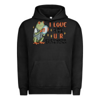 Pigment Black i love you u r beautiful frog Urban Hoodie - MaliasSmallBusiness