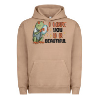 Pigment Burro i love you u r beautiful frog Urban Hoodie - MaliasSmallBusiness