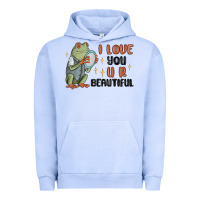 Pigment Grape Ice i love you u r beautiful frog Urban Hoodie - MaliasSmallBusiness