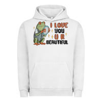 Pigment Lunar Rock i love you u r beautiful frog Urban Hoodie - MaliasSmallBusiness