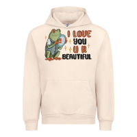 Sandshell i love you u r beautiful frog Urban Hoodie - MaliasSmallBusiness