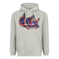 Moon Dust america Heavyweight Hoodie - CowhideDigitalArt