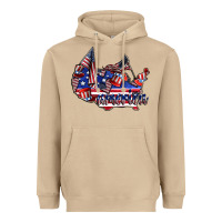 Mushroom america Heavyweight Hoodie - CowhideDigitalArt