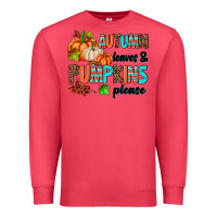 Cardinal autumn leaves pumpkin please Premium Sweatshirt - AdoDesignShop