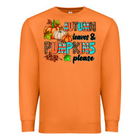 Carrot autumn leaves pumpkin please Premium Sweatshirt - AdoDesignShop