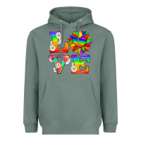 Sage love and sunflower Heavyweight Hoodie - HRA Design Shop