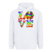 White love and sunflower Heavyweight Hoodie - HRA Design Shop