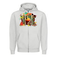 Dove Grey summer tx Zipper Hoodie - texasbilliewilder