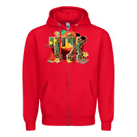 Red summer tx Zipper Hoodie - texasbilliewilder