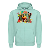 Seafoam summer tx Zipper Hoodie - texasbilliewilder