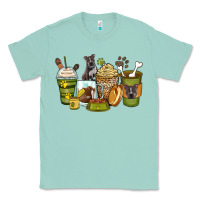 Seafoam pitbull coffee cups Classic Tee - Zillion Design Studio