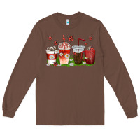 Chestnut coffee cups lady bug with daisies Long Sleeve Tee - texasbilliewilder