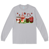 Moon Dust coffee cups lady bug with daisies Long Sleeve Tee - texasbilliewilder