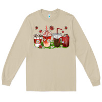 Mushroom coffee cups lady bug with daisies Long Sleeve Tee - texasbilliewilder